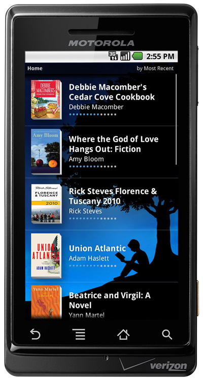 Google Apps Kindle on Kindle Reader Brings The Book Reading Experience To Your Android